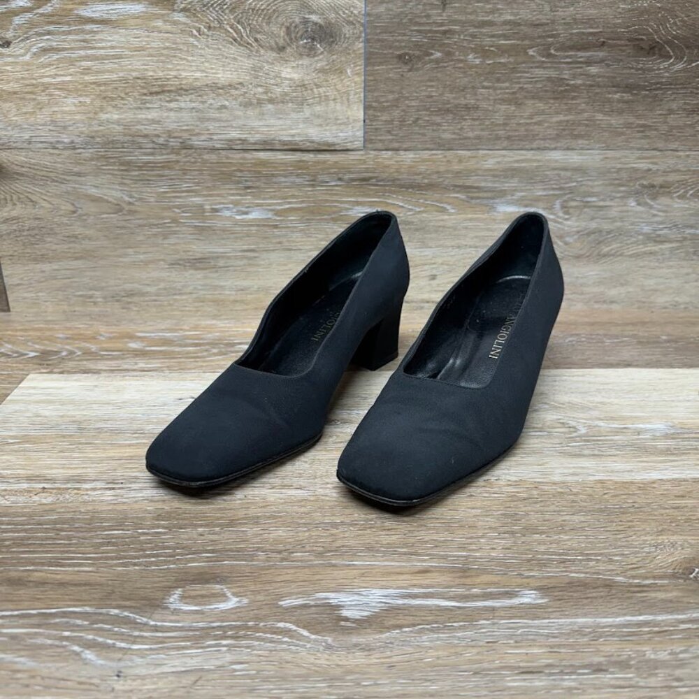 Enzo Angiolini Black Courts Pumps Women's Size 9